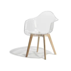Fauteuil transparent Loly