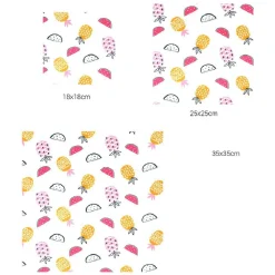 Film alimentaire réutilisable à la cire d'abeille auto-adhérent x3