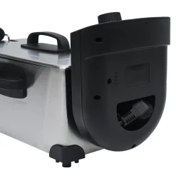 Friteuse électrique Homday amovible en inox 3L