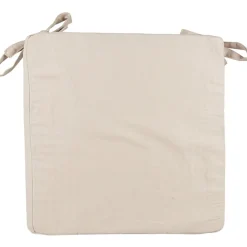 Galette de chaise beige panama