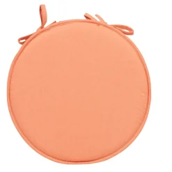 Galette de chaise corail ronde