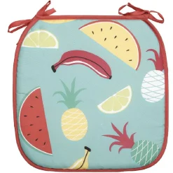 Galette de chaise design fruit exotique