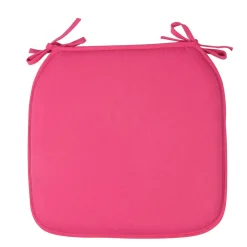 Galette de chaise rose fuchsia