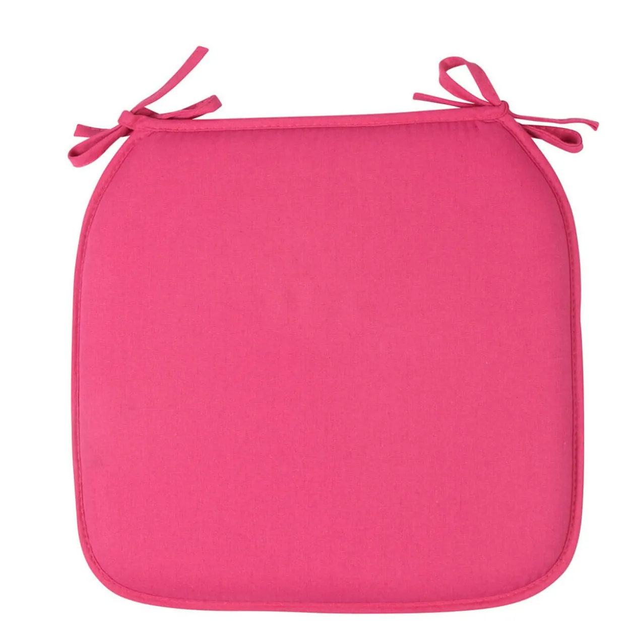 Galette de chaise rose fuchsia