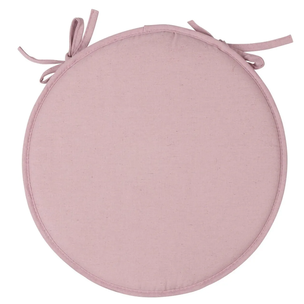 Galette de chaise rose ronde