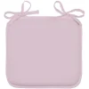 Galette de chaise rose uni