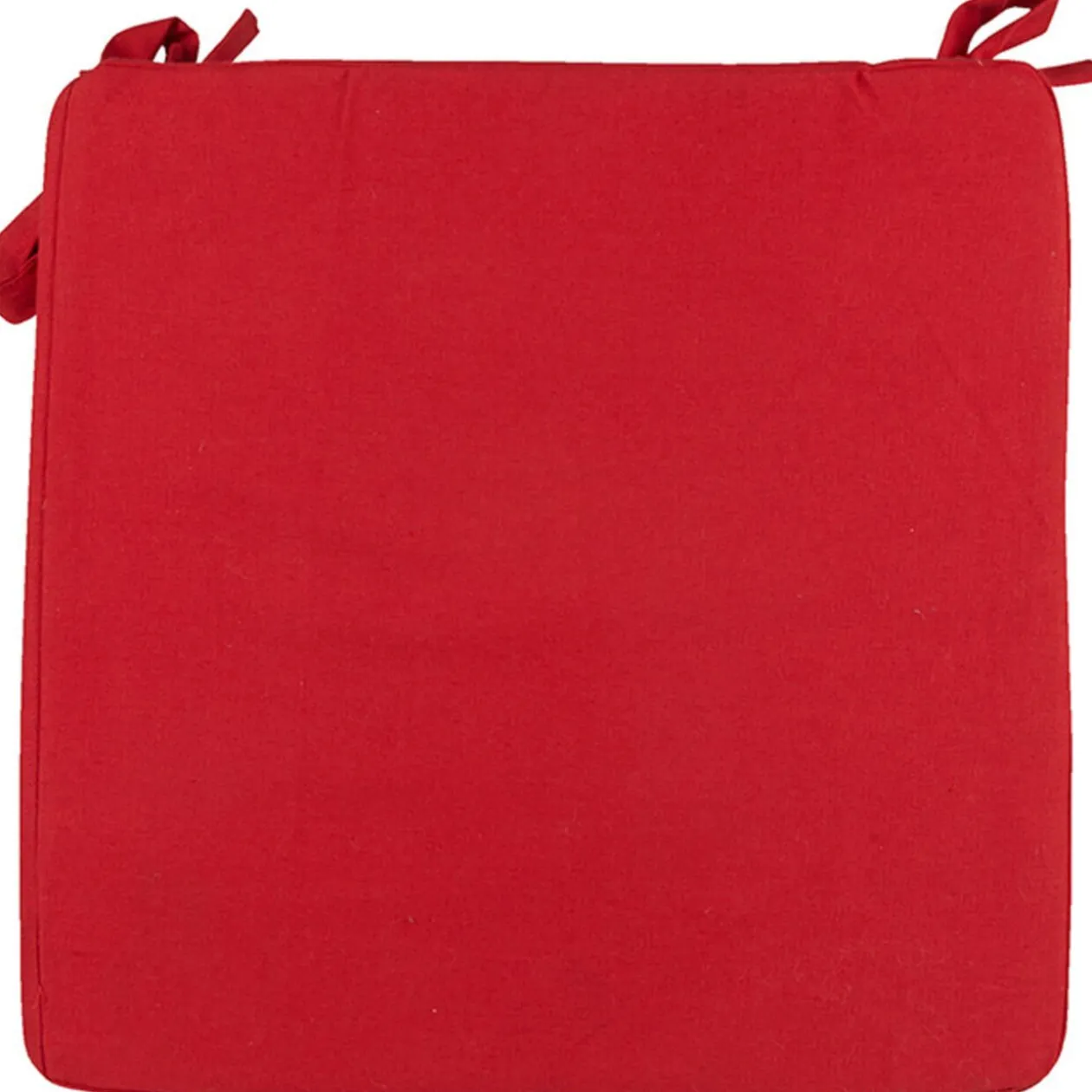 Galette de chaise rouge panama