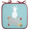Galette de chaise Sweet summer design ananas exotique