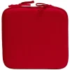 Galette de chaise uni rouge