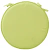 Galette de chaise verte anis ronde