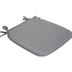 Galette de chaise 38x38cm uni gris