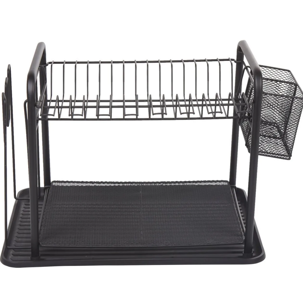 Égouttoir à vaisselle métallique noir