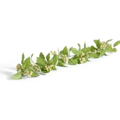 Guirlande centre de table feuillage et baie dorée ou argentée 110cm