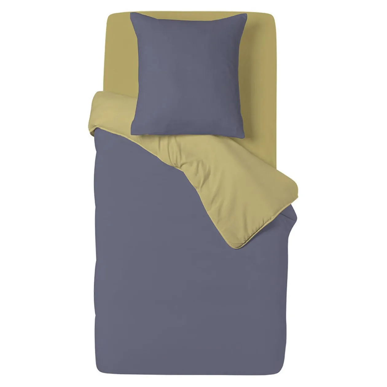 Housse couette 140x200cm + drap housse 90x190cm - 3 coloris