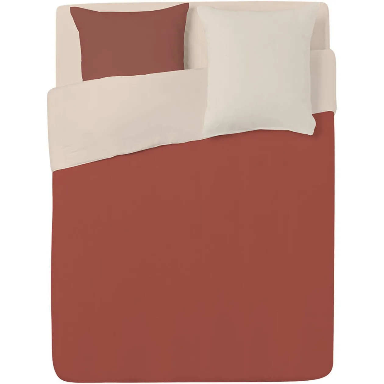 Housse couette 260x240cm + drap housse 140x190cm - 3 coloris