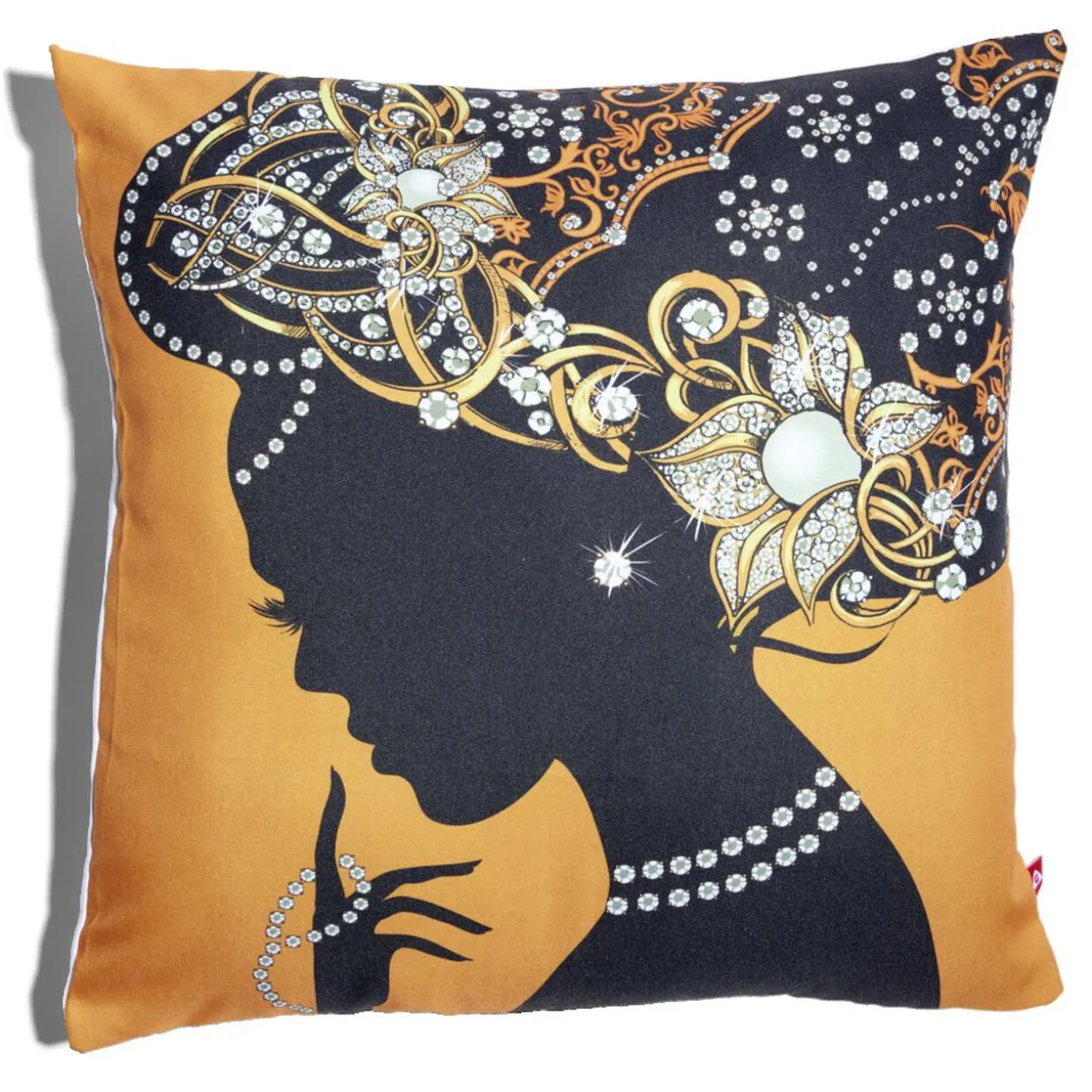 Housse coussin africaine 1 face imprimée 1 face unie 45x45cm - 4 modèles