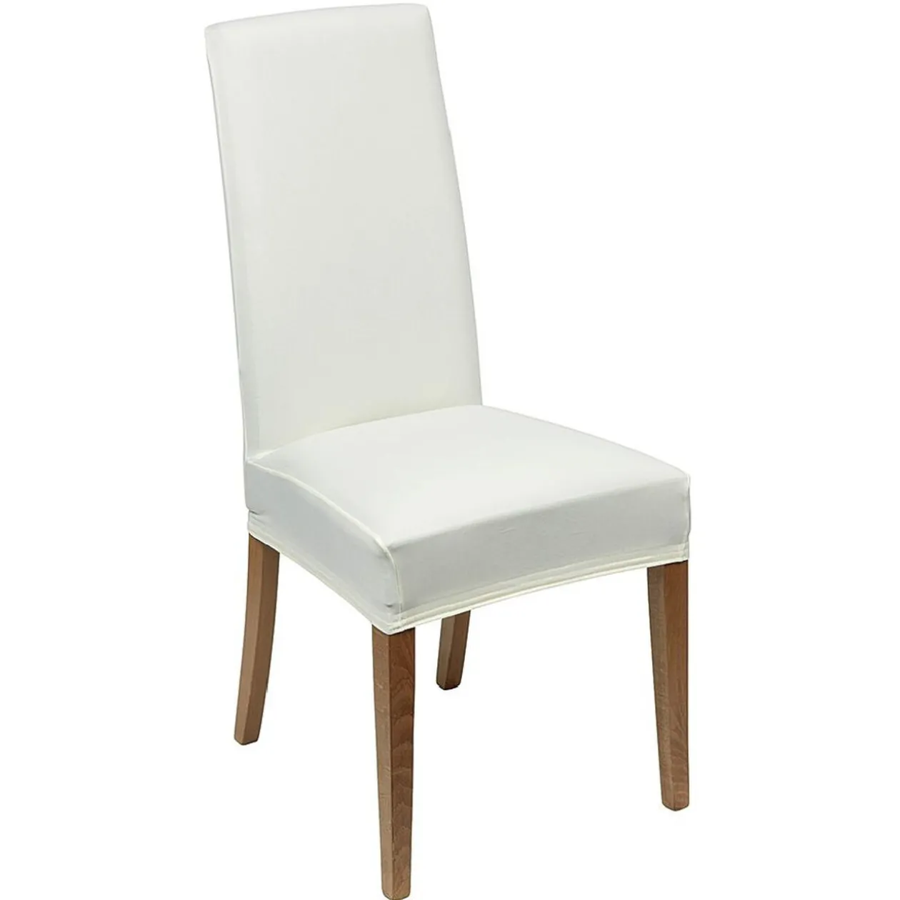 Housse de chaise extensible unie gris beige ou rouge