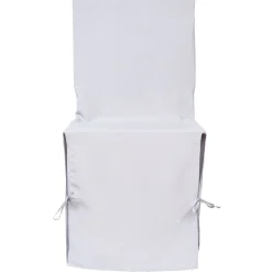 Housse de chaise grise à nouettes