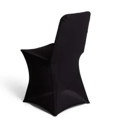 Housse de chaise longue extensible noire L44xP39XH91cm