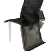 Housse de chaise noire x4