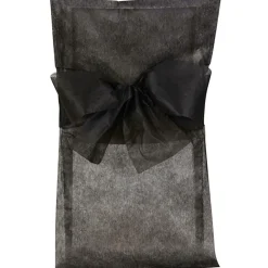 Housse de chaise noire x4