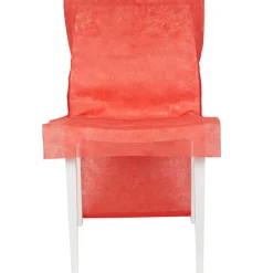 Housse de chaise rouge x4