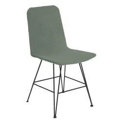 Housse de chaise scandinave extensible verte L45xP40xH45cm