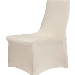 Housse de chaise taupe uni