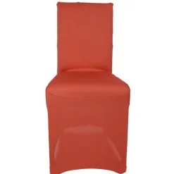 Housse de chaise uni rouge