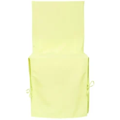 Housse de chaise verte anis à nouettes