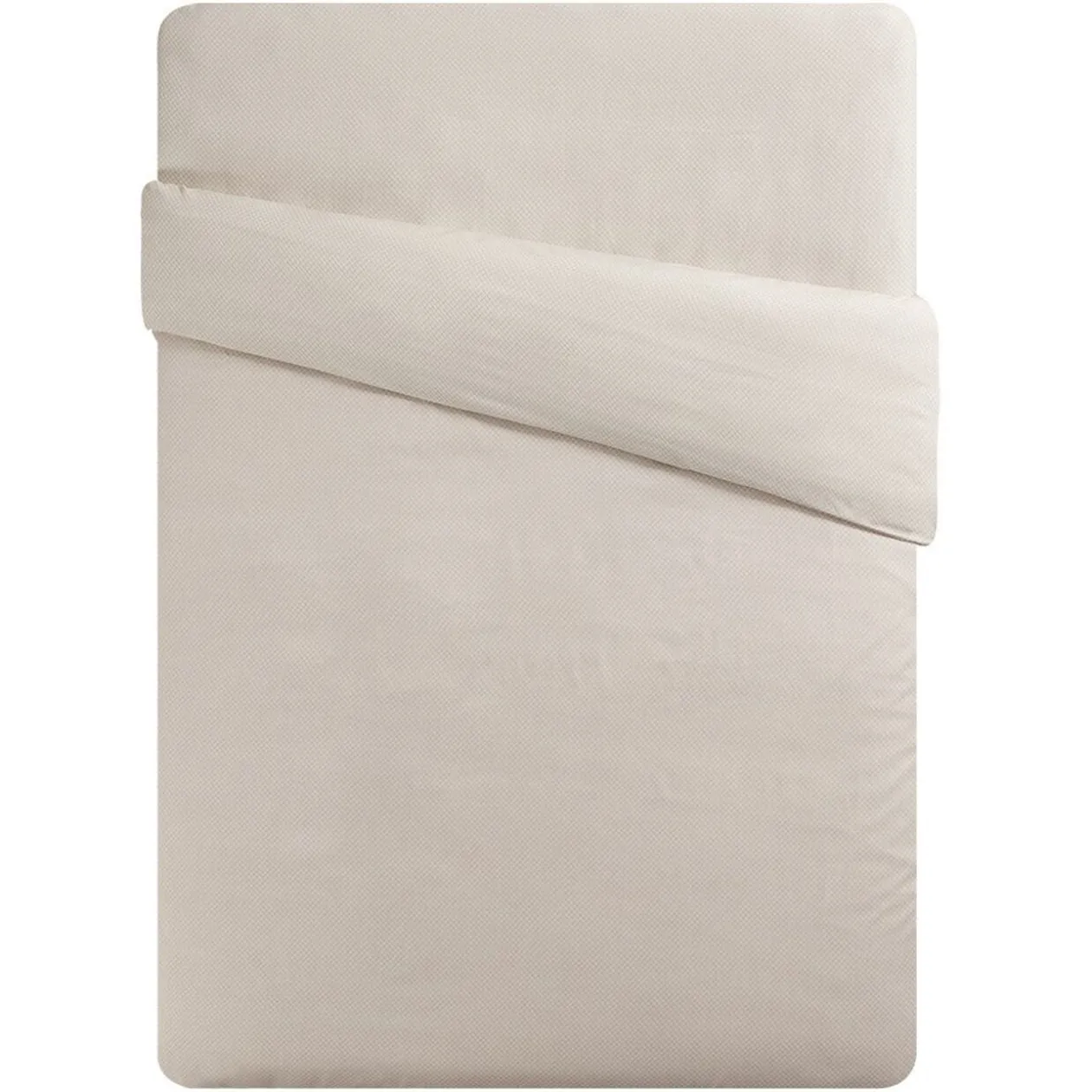 Housse de couette beige blanc 220x240 cm imprimé croix