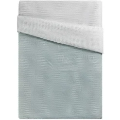 Housse de couette gris blanc 220x240 cm imprimé croix