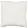 Housse de coussin carré crème uni