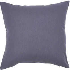 Housse de coussin carré gris uni
