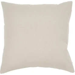 Housse de coussin carré taupe uni