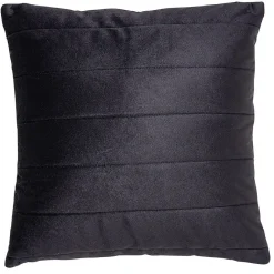 Housse de coussin carré uni brillant x2