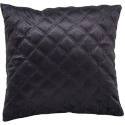 Housse de coussin carré uni brillant x2