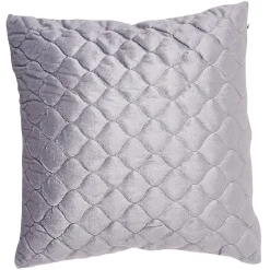 Housse de coussin carré uni brillant x2
