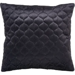 Housse de coussin carré uni brillant x2