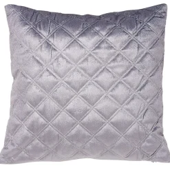 Housse de coussin carré uni brillant x2