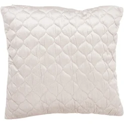 Housse de coussin carré uni brillant x2