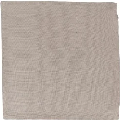 Housse de coussin carrée uni taupe