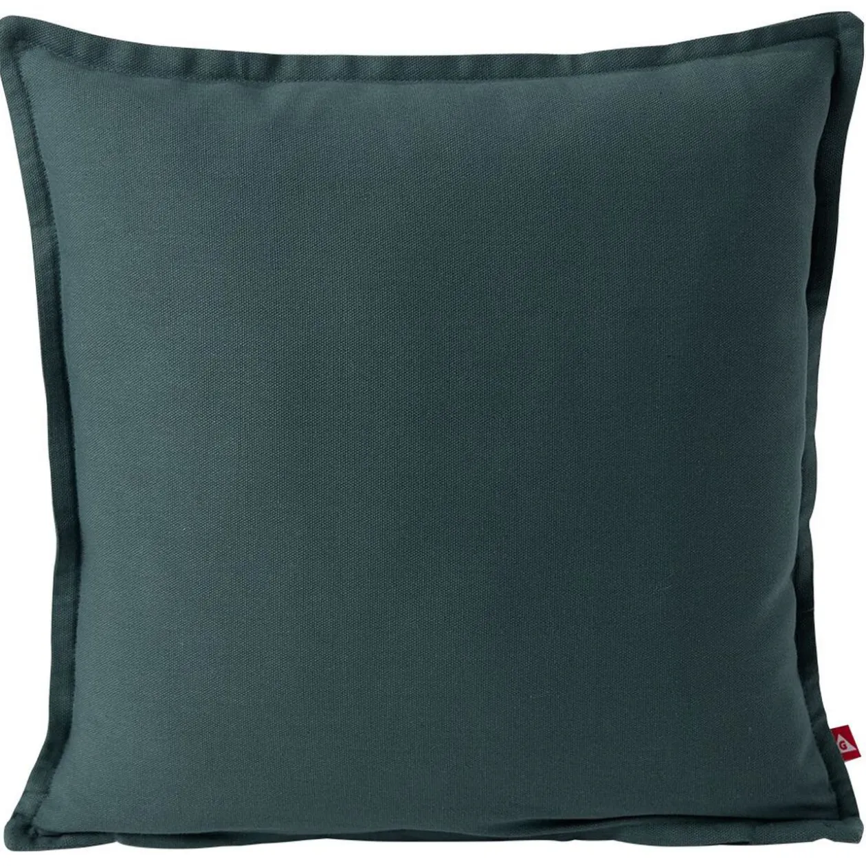 Housse de coussin coton Panama 40x40cm vert
