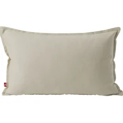 Housse de coussin coton Panama 30x50cm blanc
