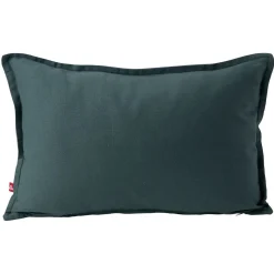 Housse de coussin coton Panama 30x50cm vert
