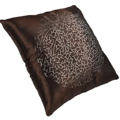 Housse de coussin effet satiné