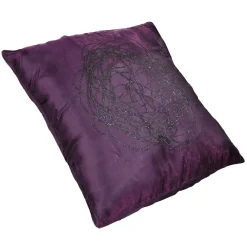 Housse de coussin effet satiné