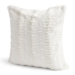 Housse de coussin gaufré 40x40cm polyester 260g/m² - 3 coloris