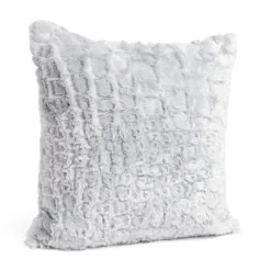 Housse de coussin gaufré 40x40cm polyester 280g/m² - 3 coloris