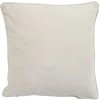 Housse de coussin imitation velours 40x40cm beige